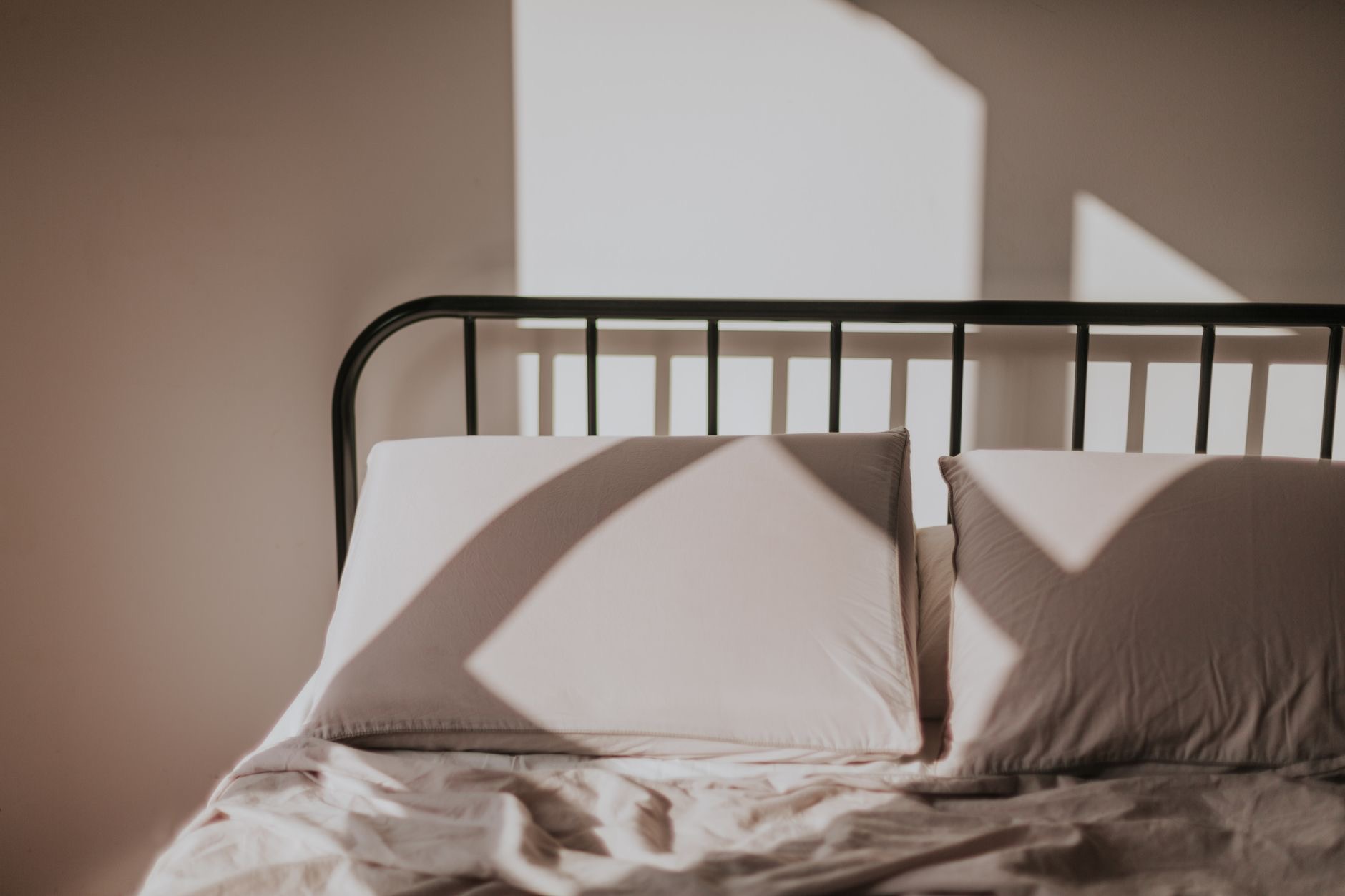 Calm bedroom with soft morning light