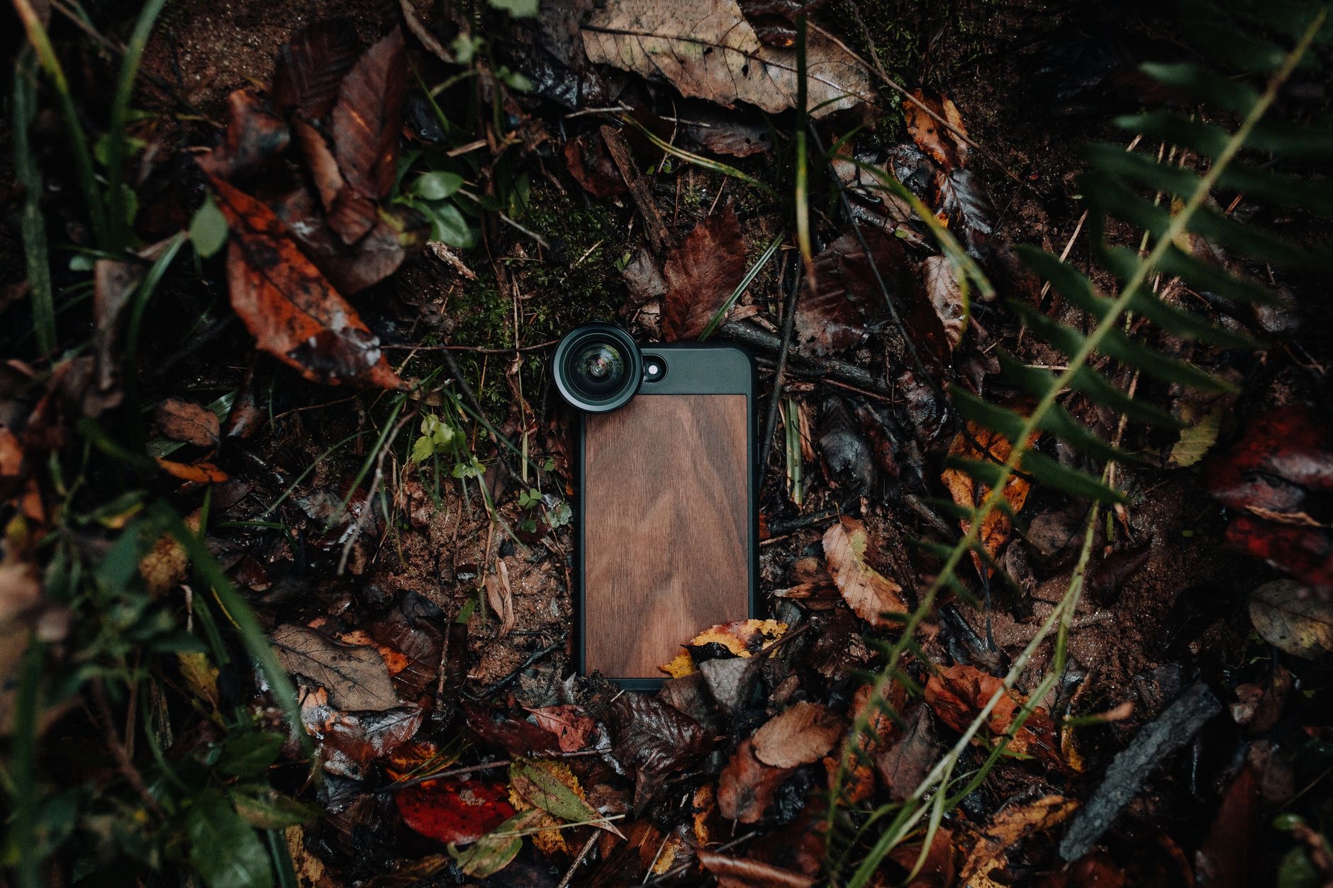 Phone camera lens attachment clip close-up detail