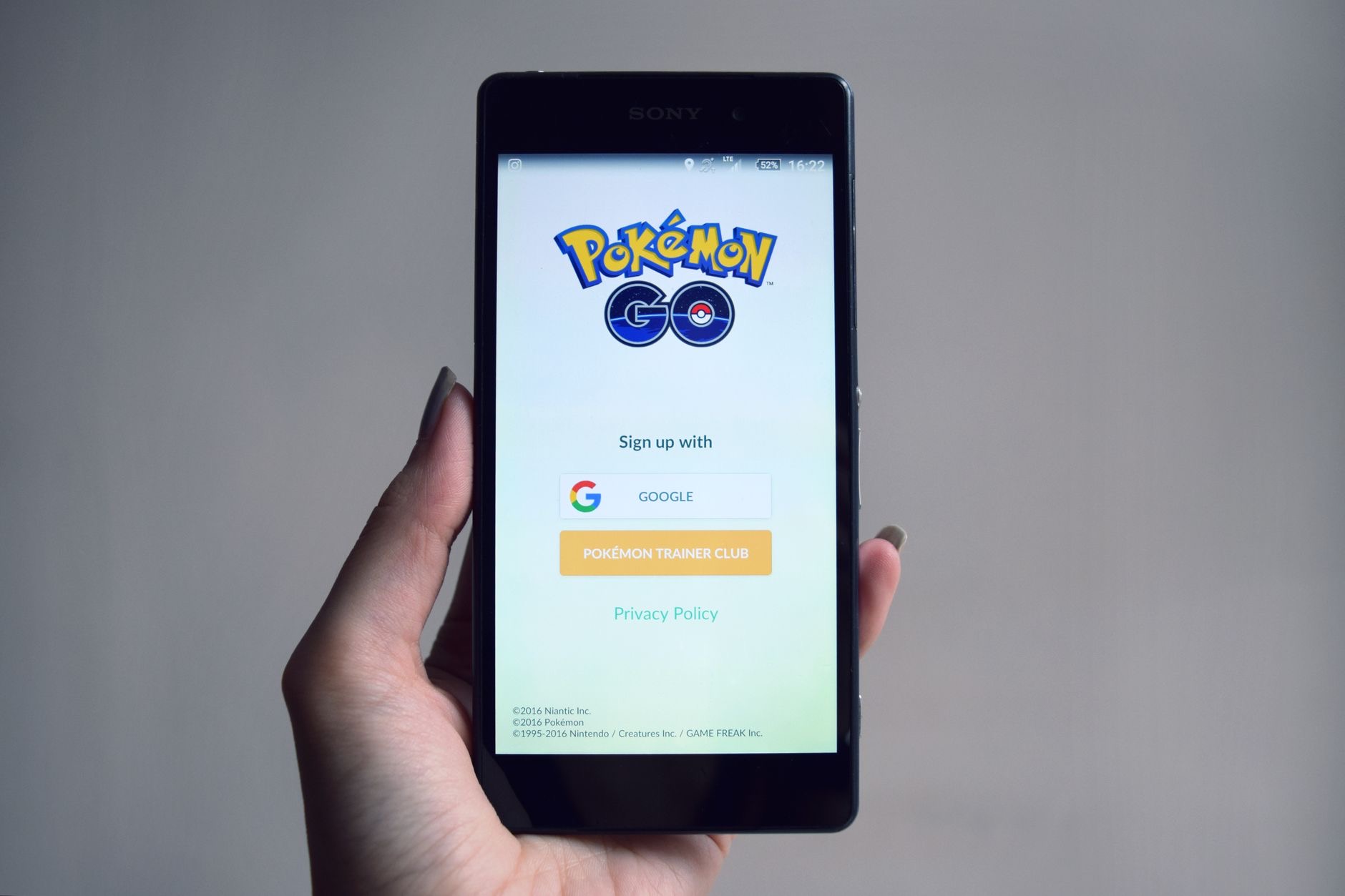 Close-up of a smartphone screen during gameplay
