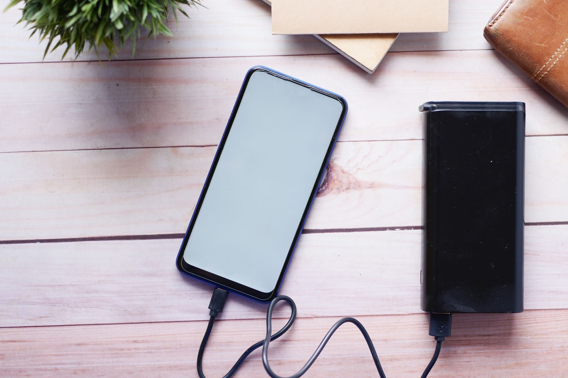 A smartphone showing a power off screen