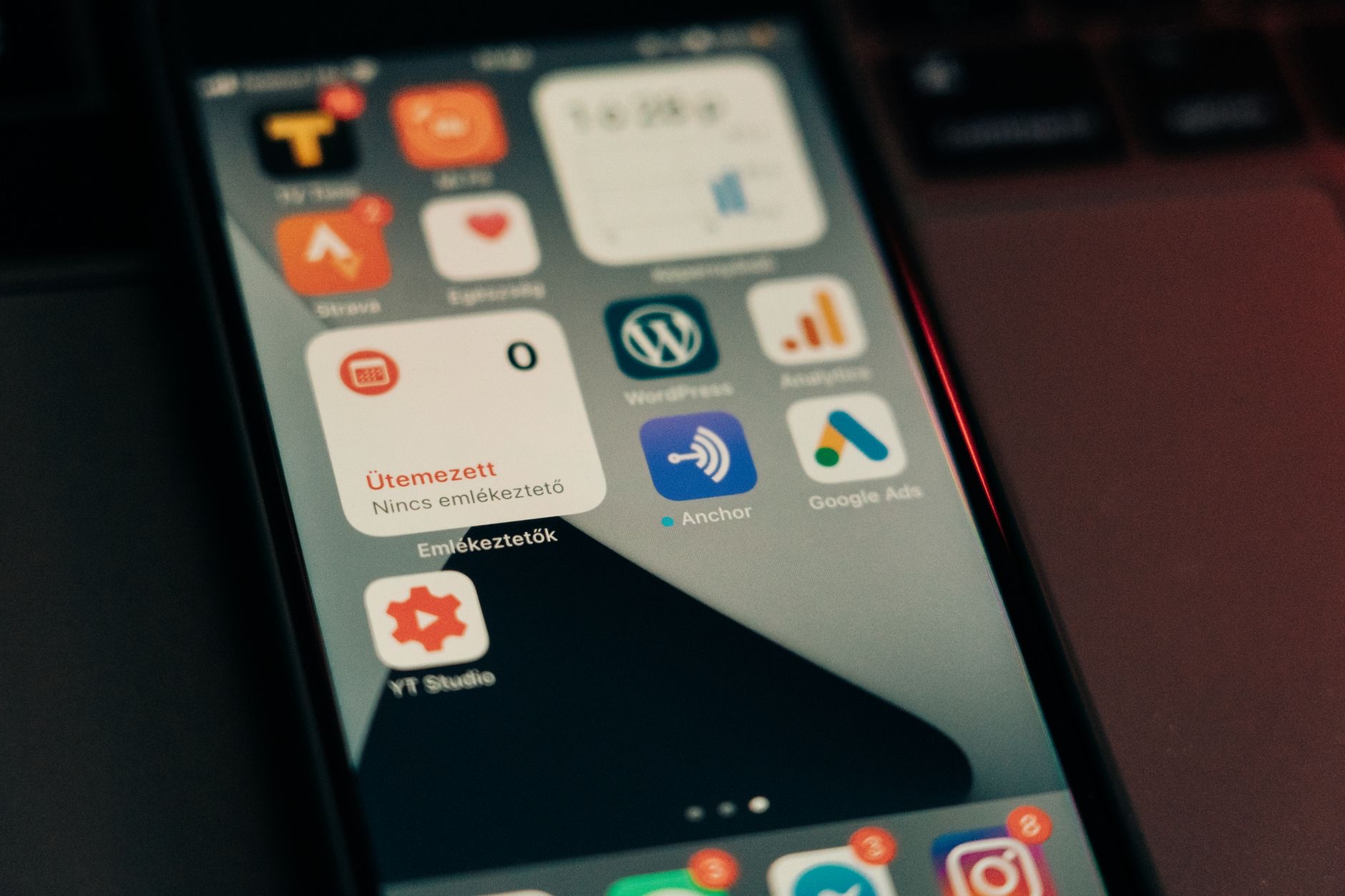 A smartphone showing notifications on the lock screen