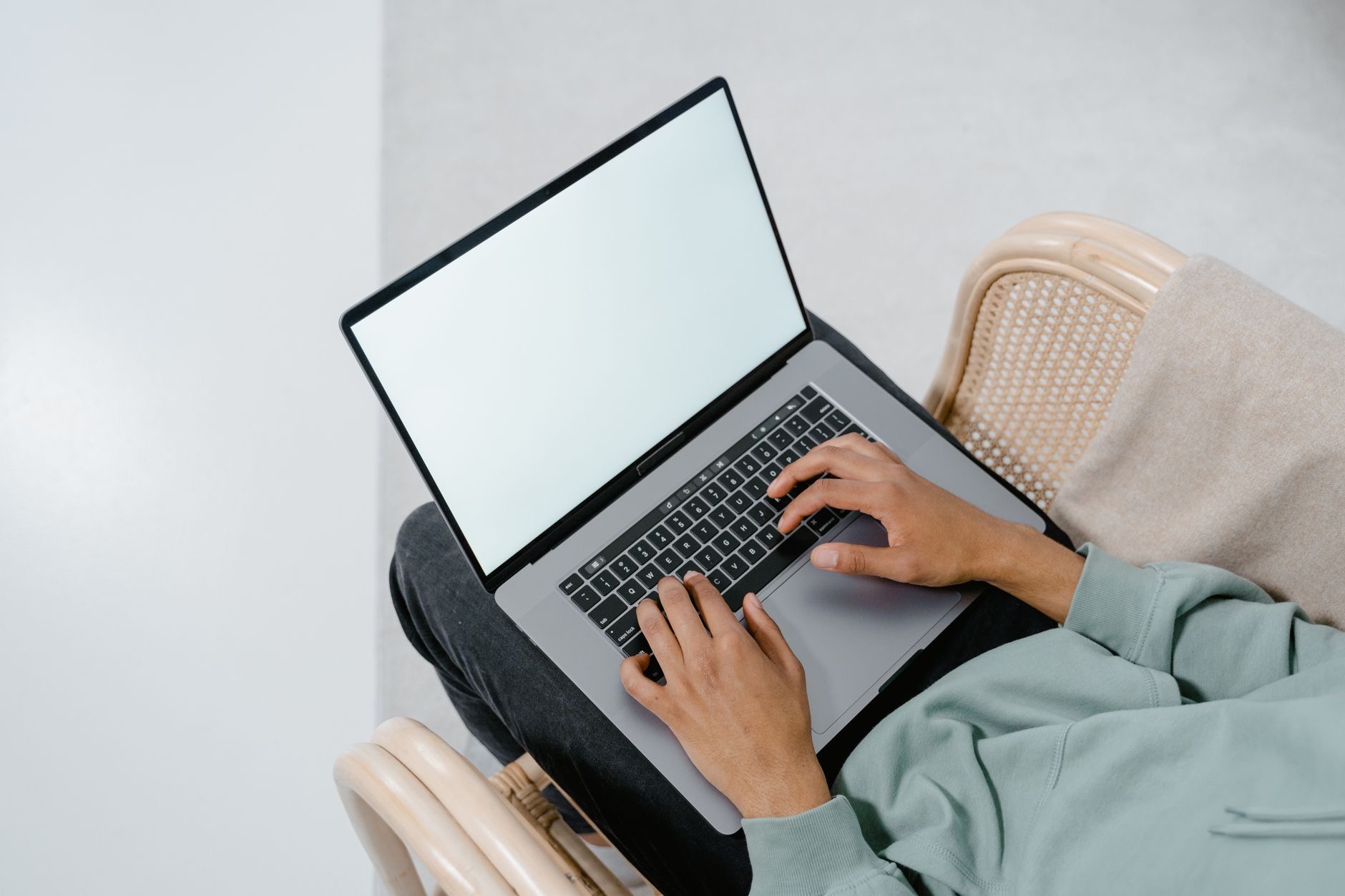 Using a MacBook laptop that is getting warm