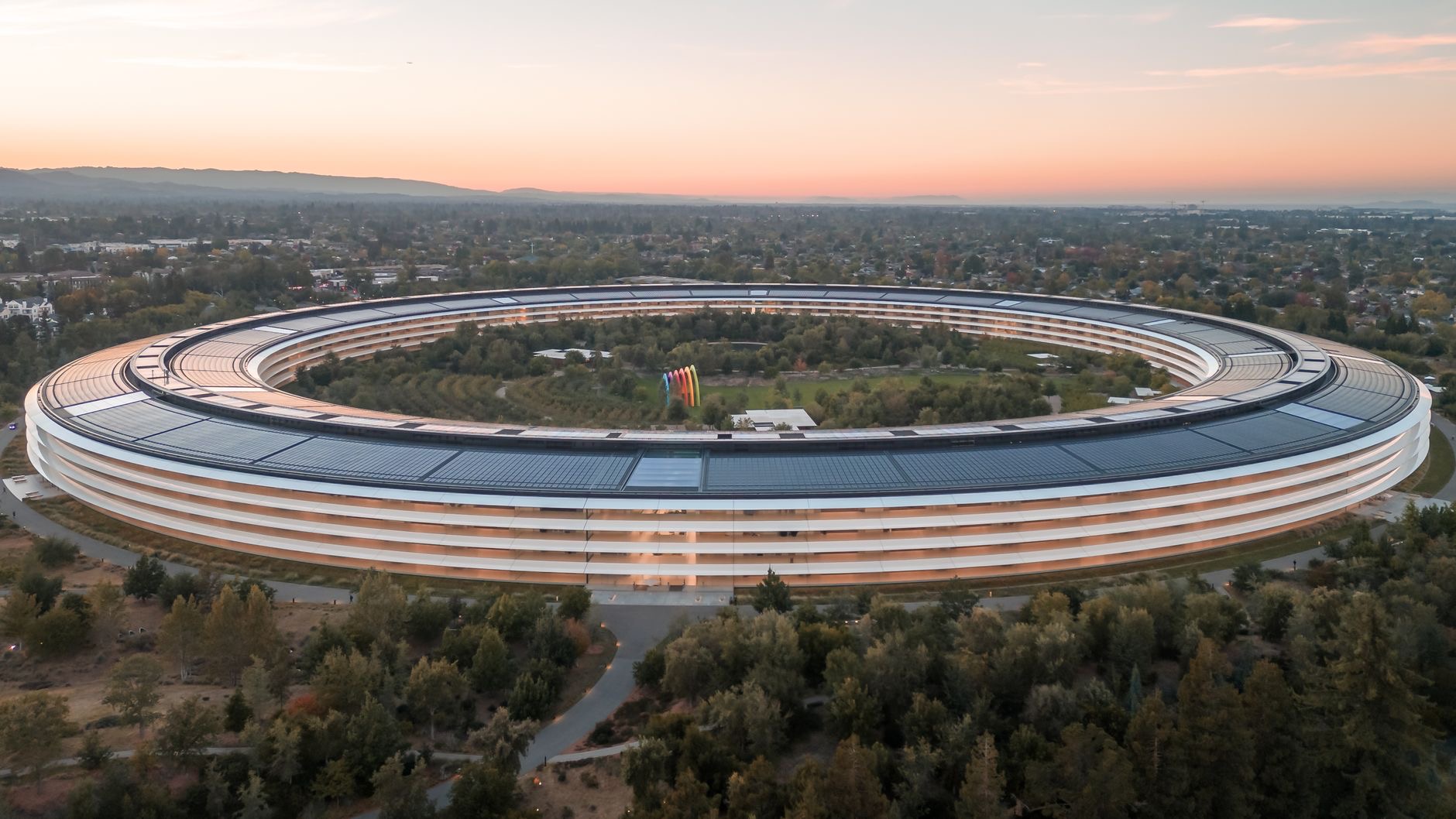 Modern technology company campus