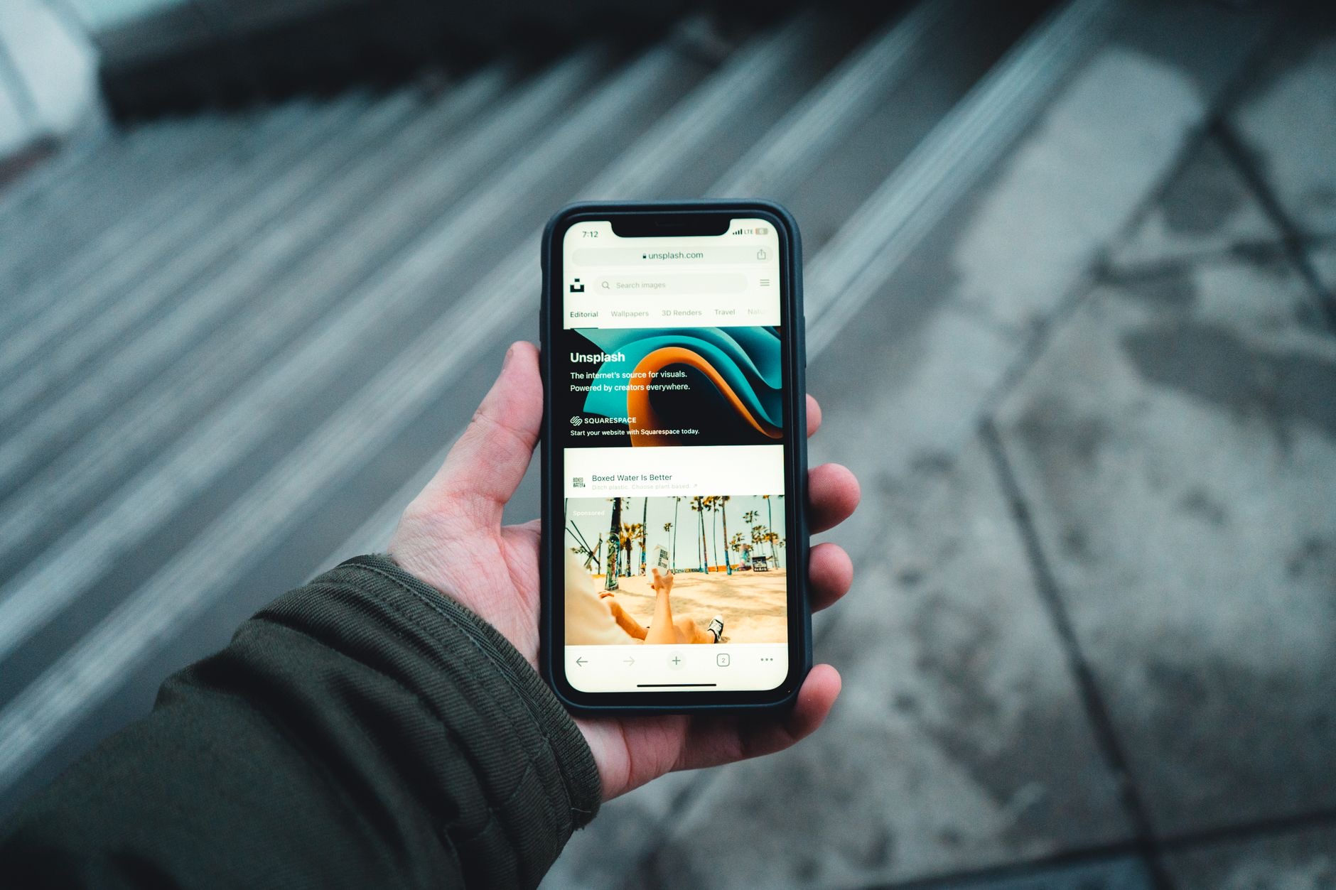 A person setting up a new smartphone