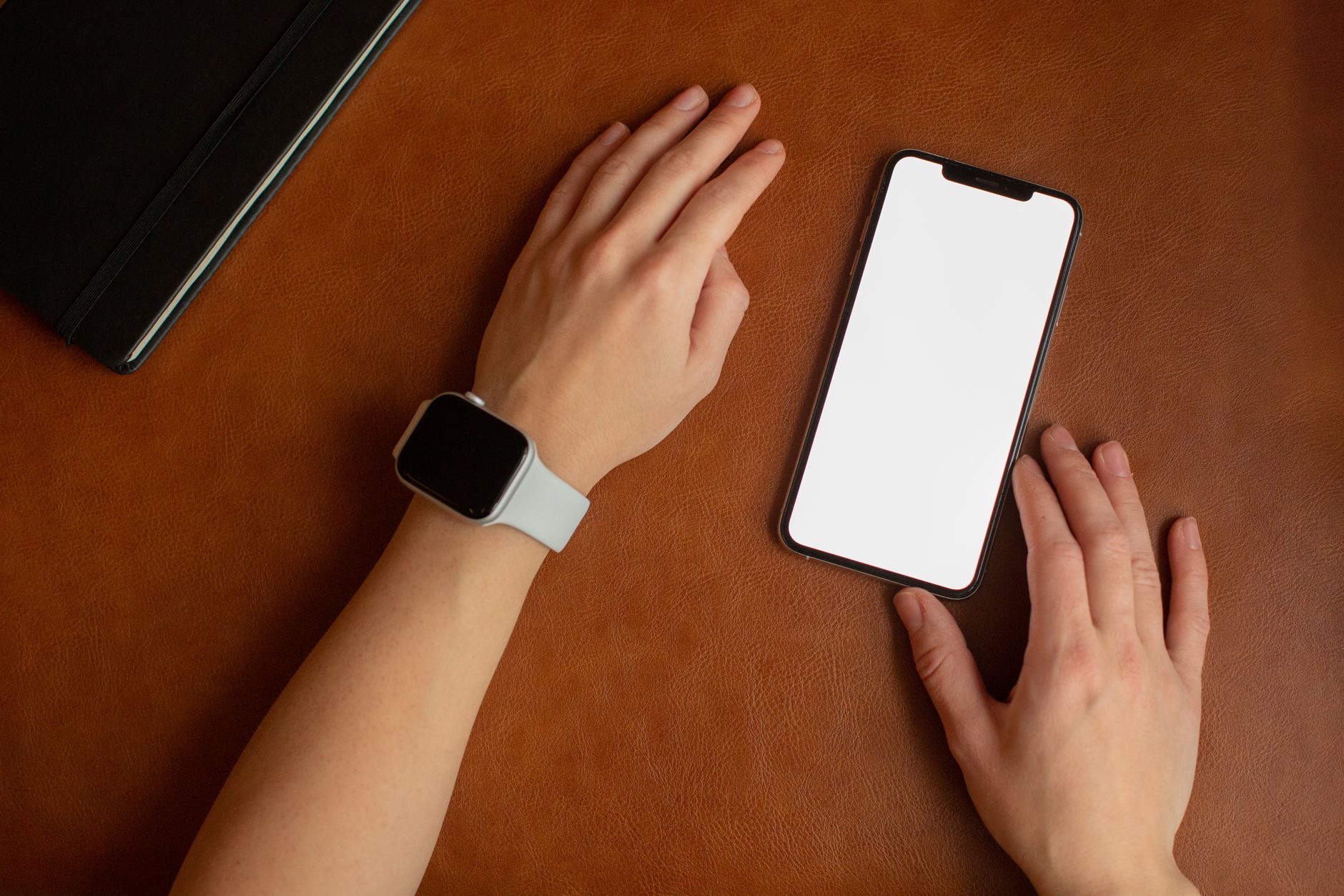 Person impressed by a gadget