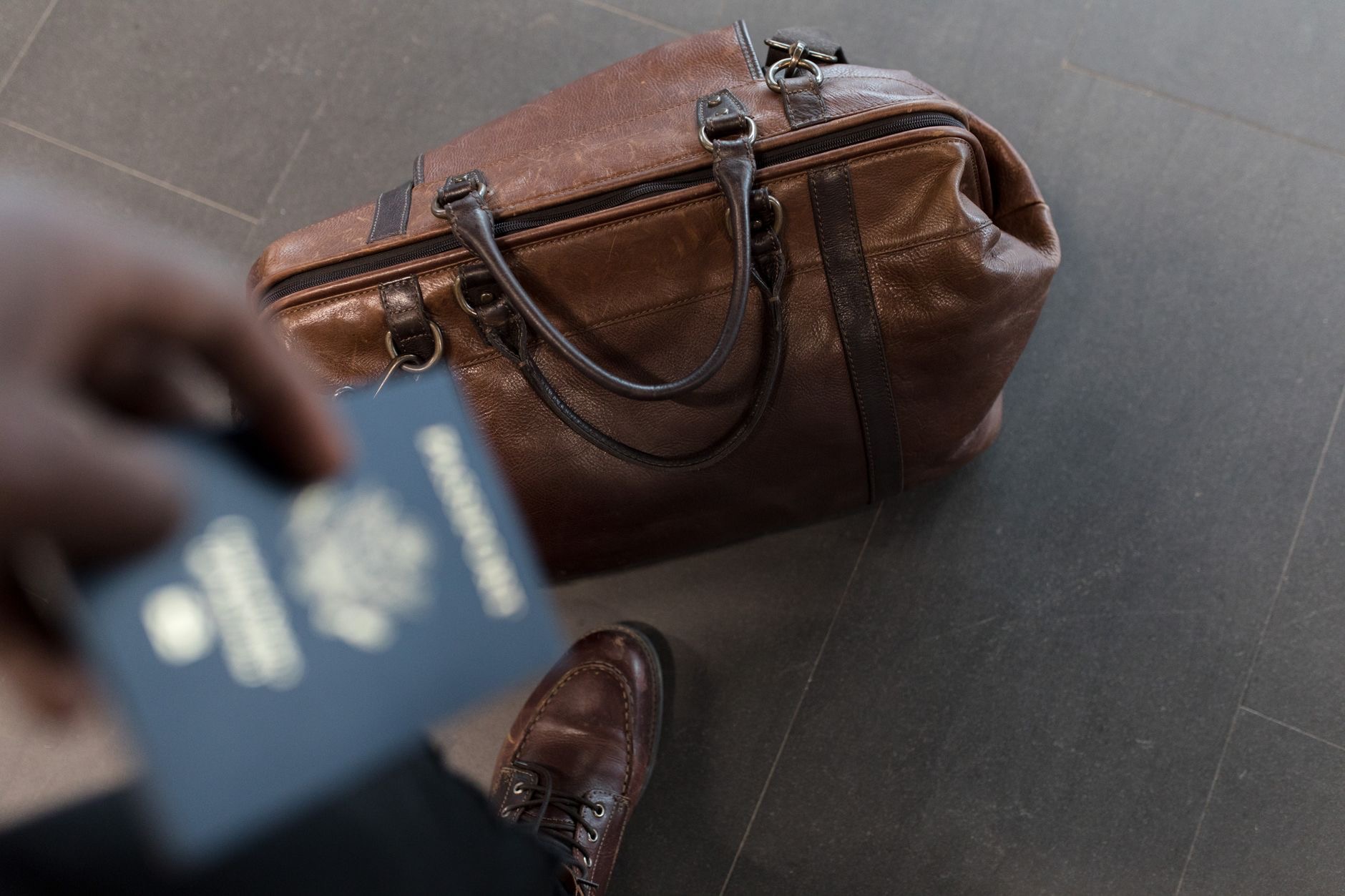 A bag and luggage ready for travel