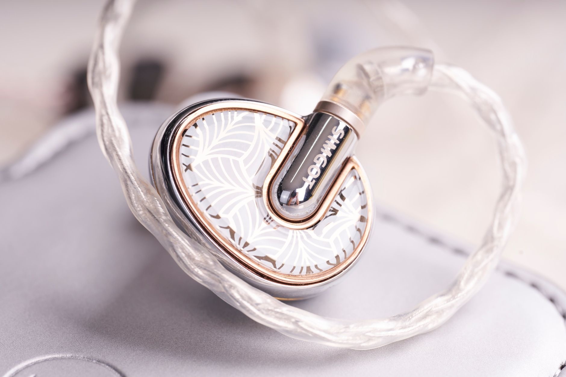 Close-up of premium headphones