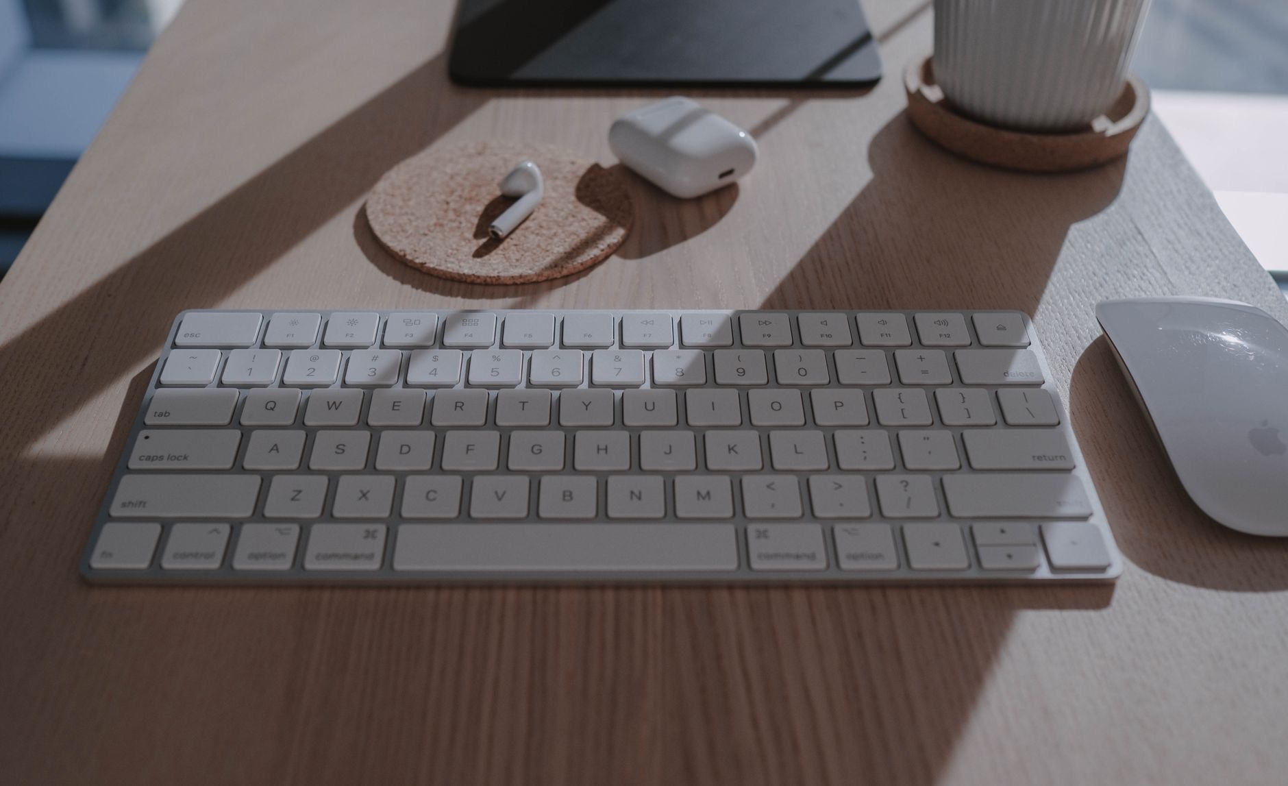 Affordable Apple products on a table
