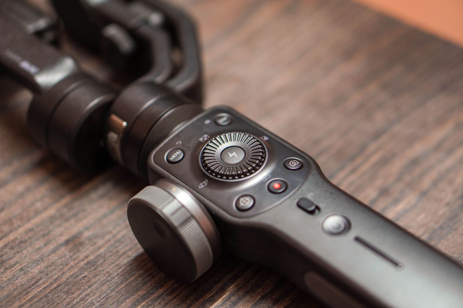 Close-up of a gimbal