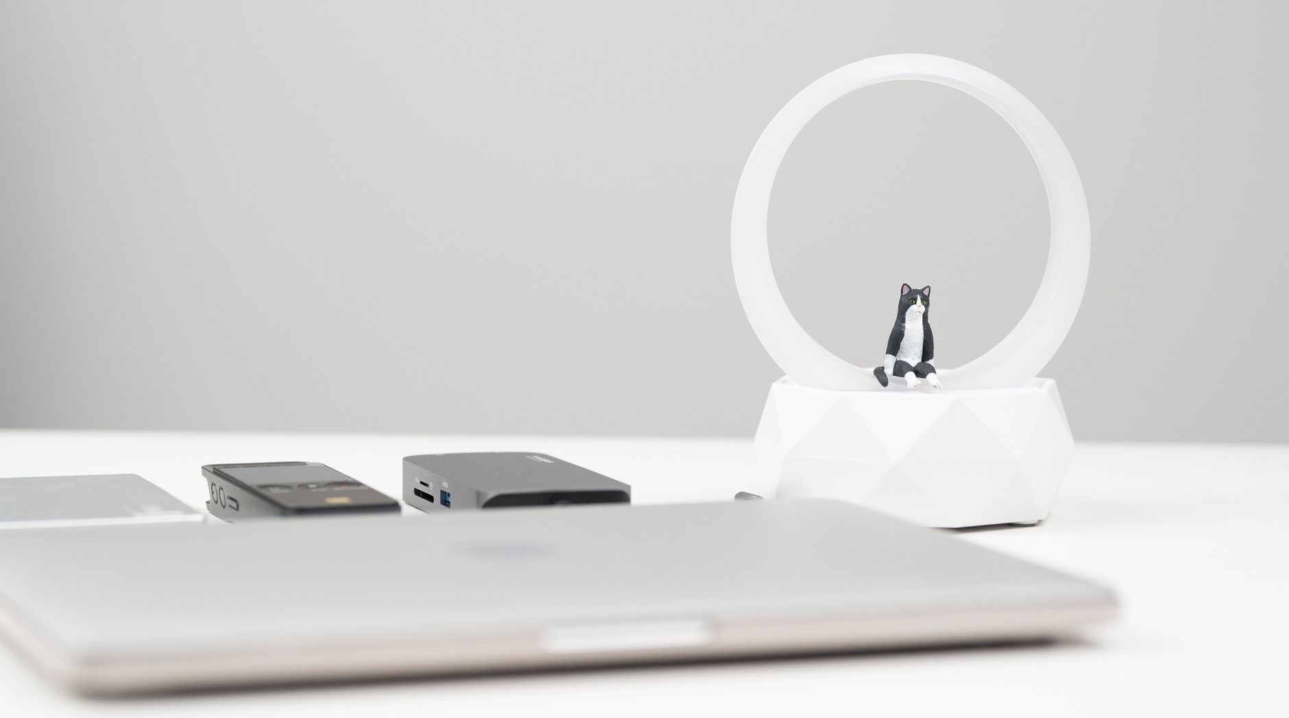 A tidy minimal charging spot