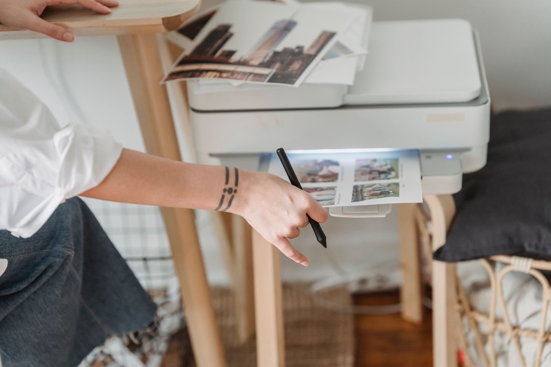 A printer at home or office