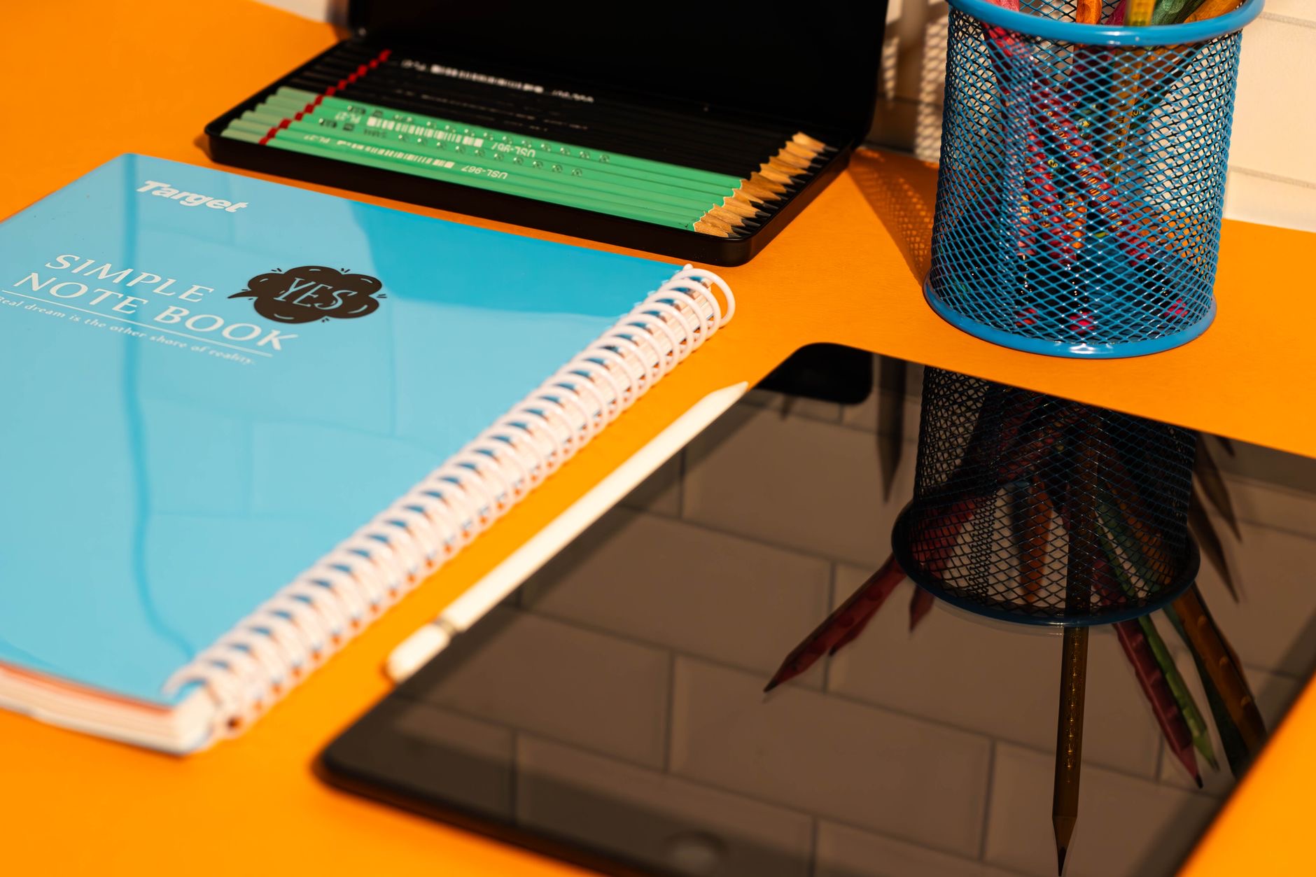 The new iPad ready with accessories