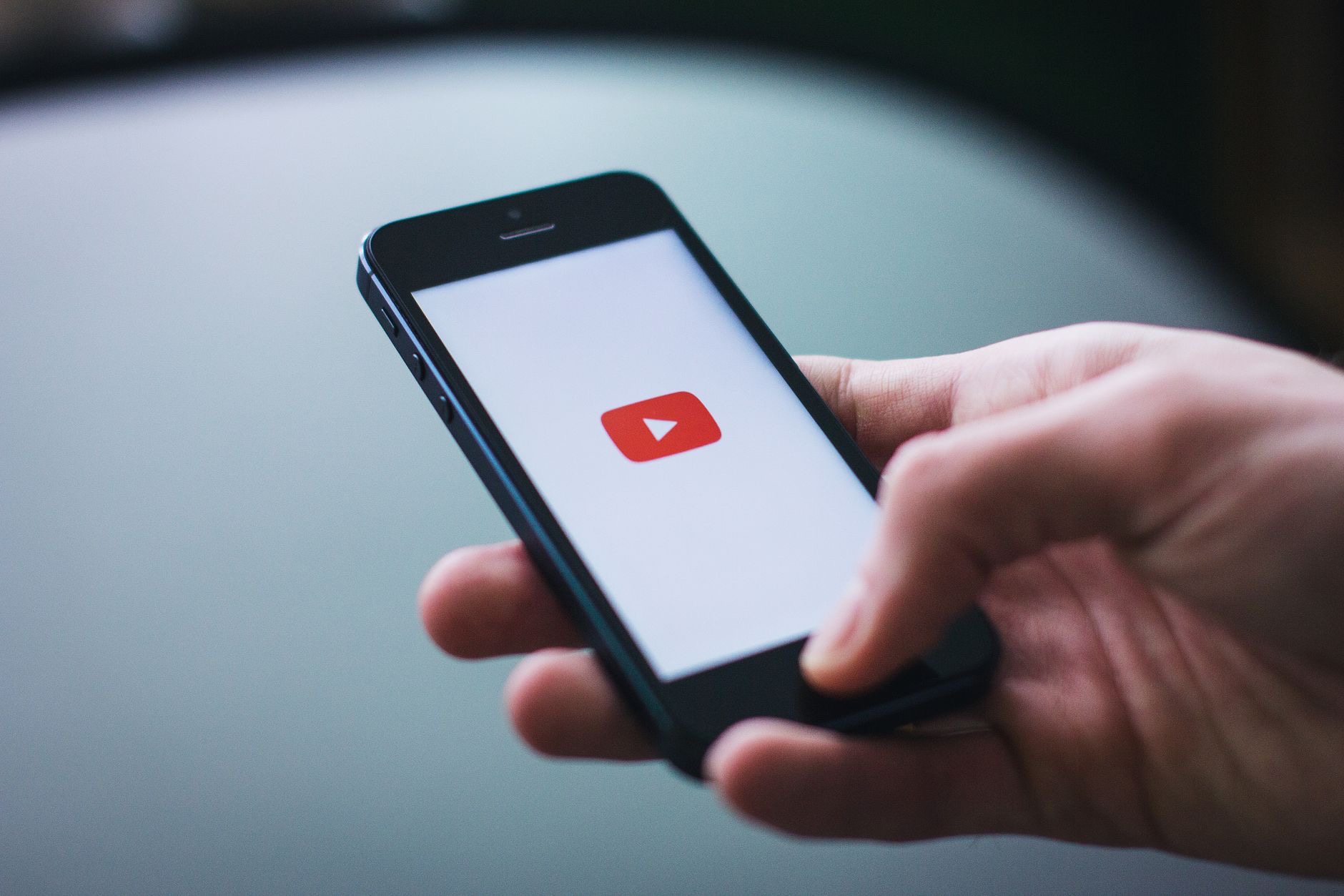Close-up of a video on a phone