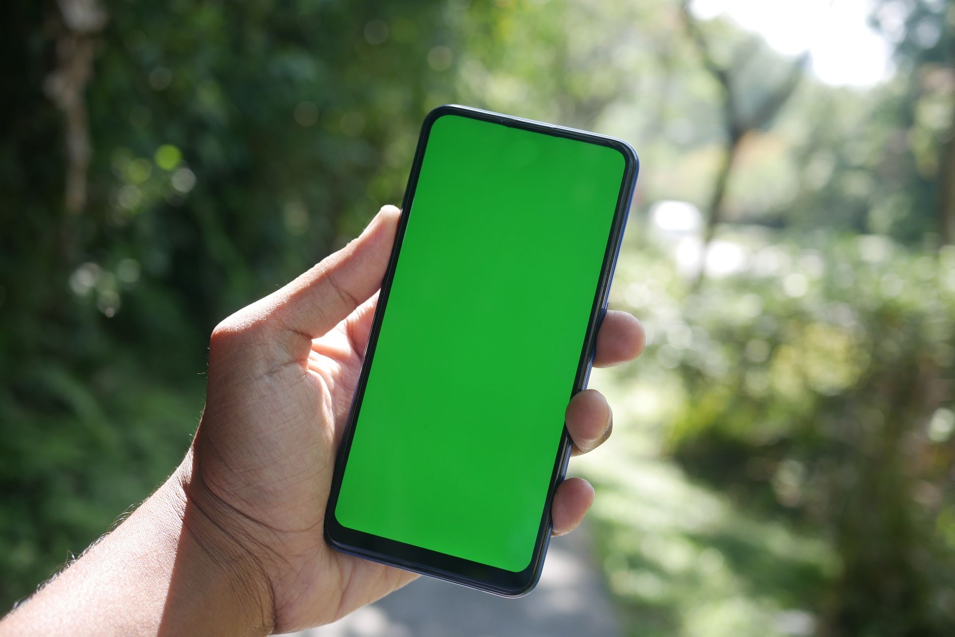 Person customizing an iPhone screen