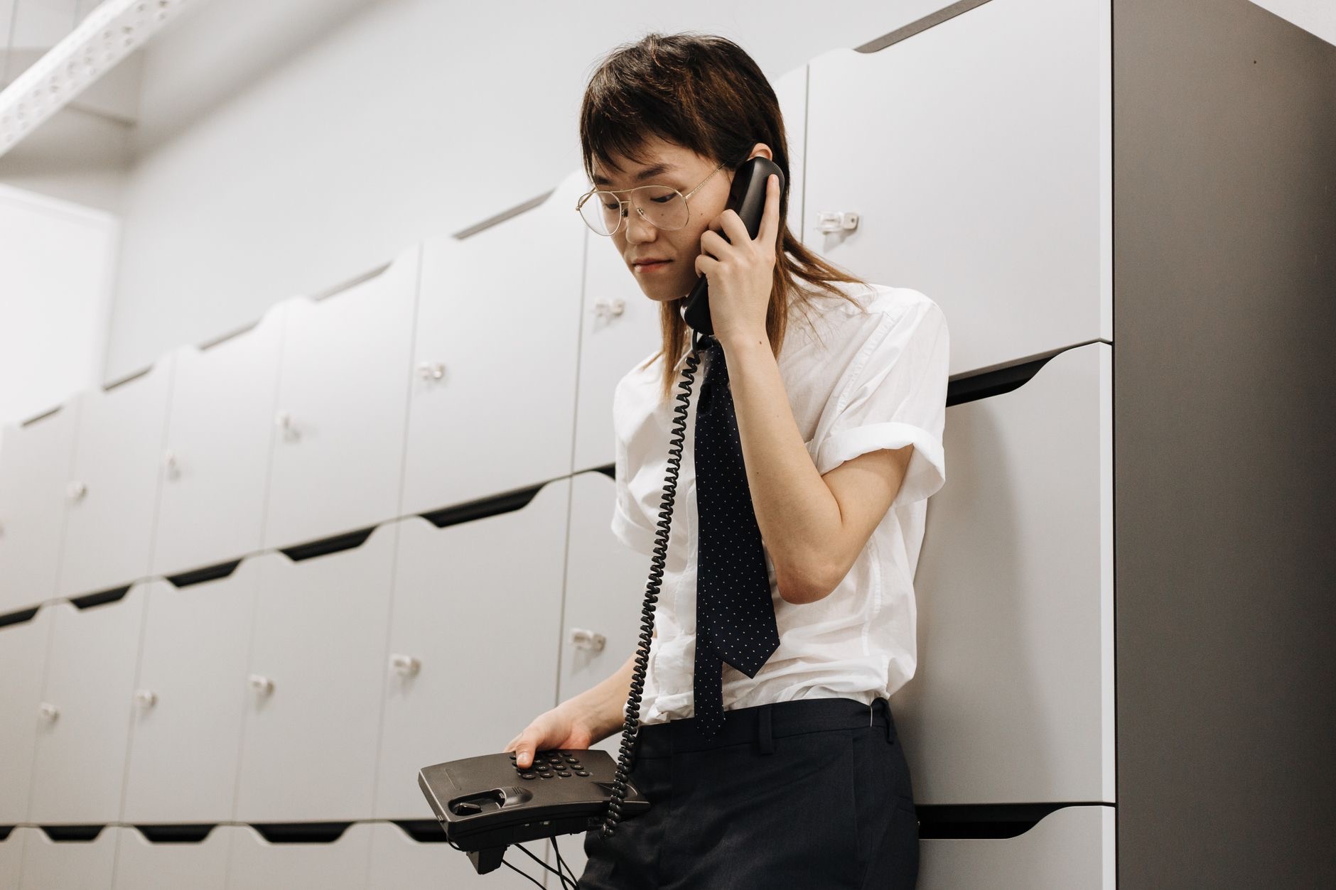 A phone ringing normally again