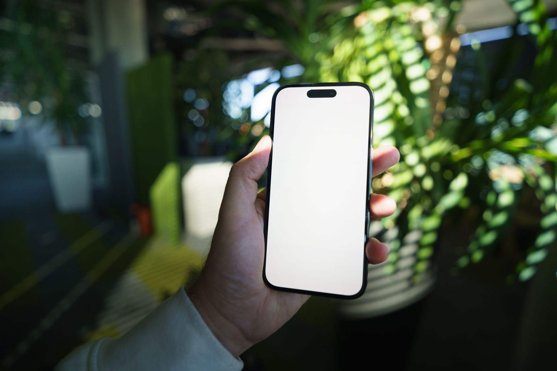 Close-up of a phone screen