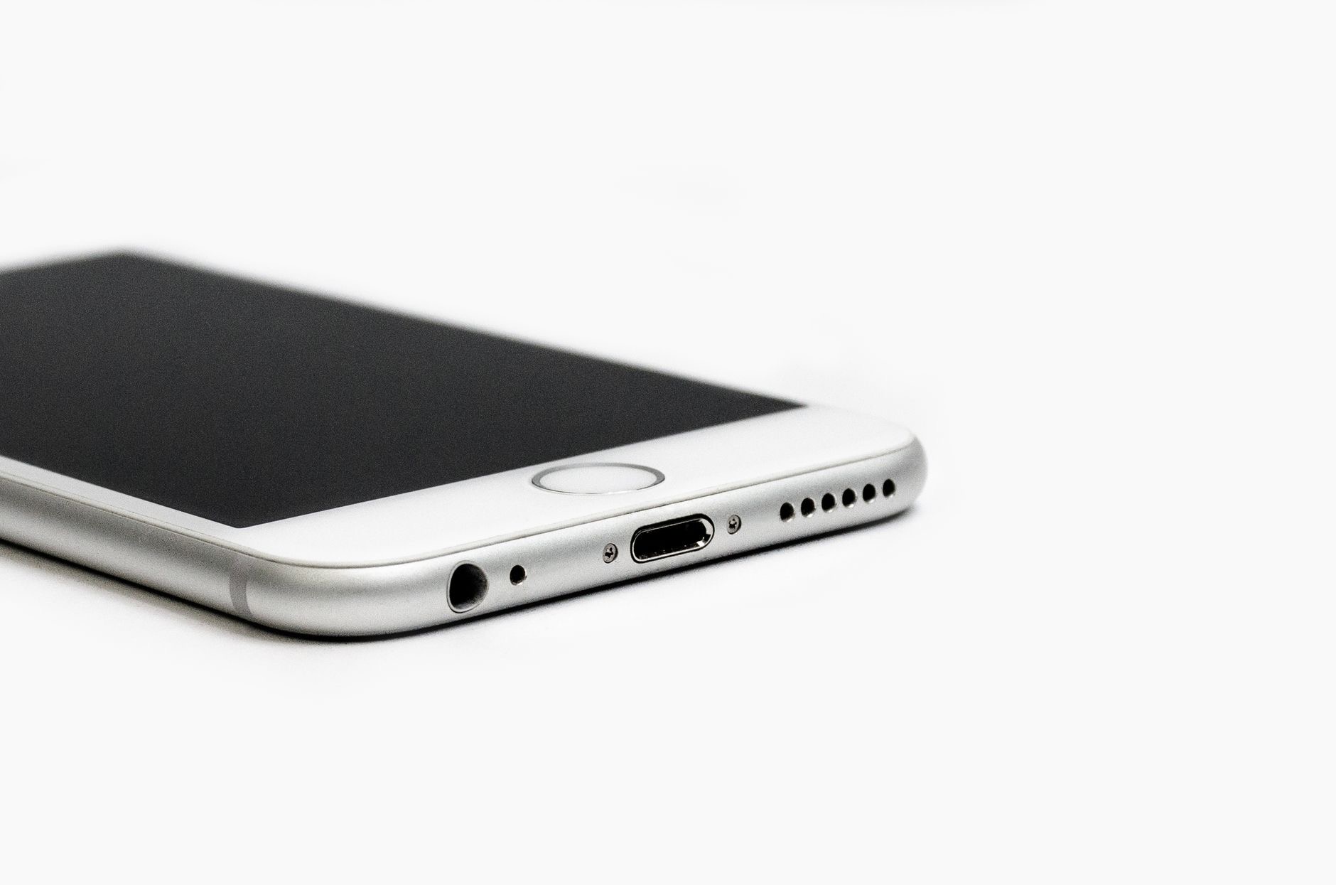 A phone charging overnight calmly