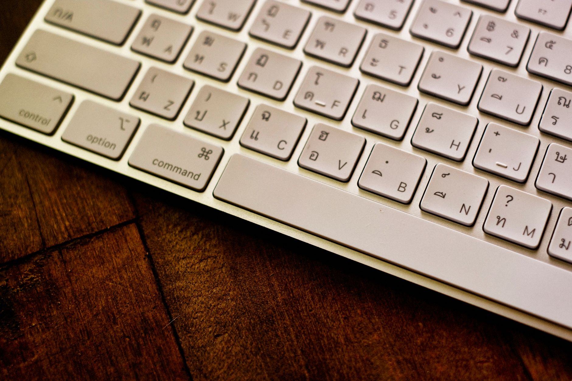 Close-up of a small desktop computer