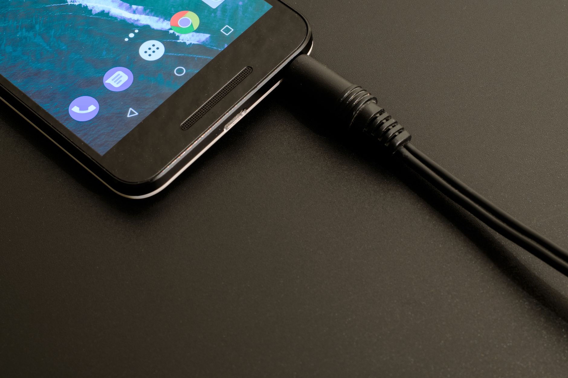 Close-up of a phone battery health screen