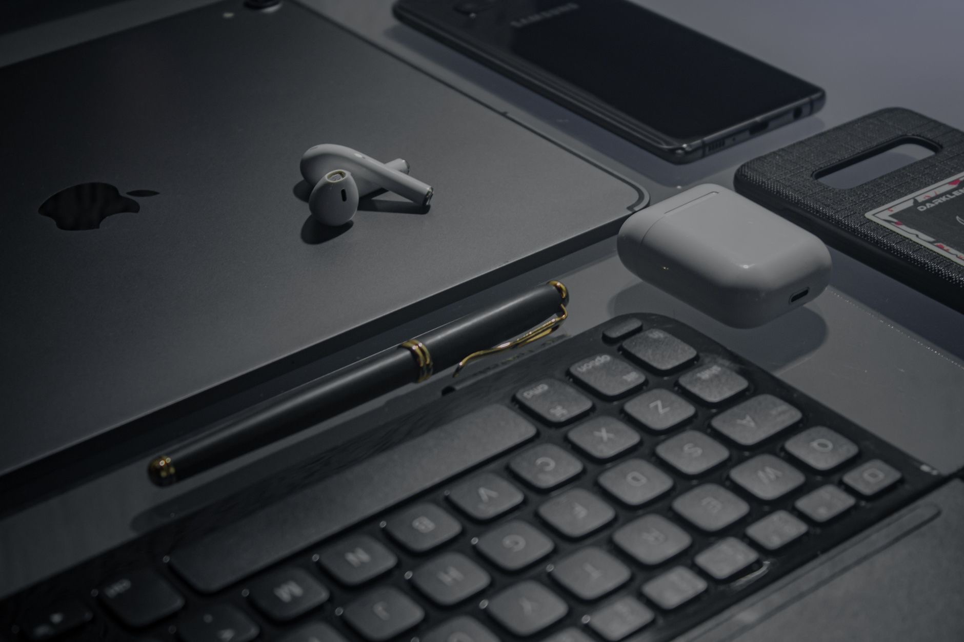 Close-up of a keyboard case